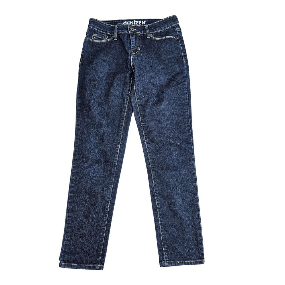 Denizen‎ From Levis Skinny Jeans Womens 2 Blue Dark Wash Mid Rise Stretch Ankle